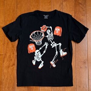 Glow in the Dark Basketball Halloween Shirt